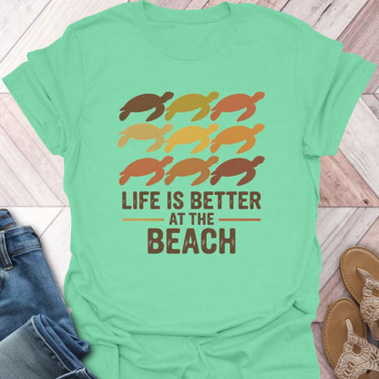 Fall Sea Turtle Beach Life