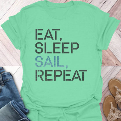 Eat Sleep Sail Repeat T-Shirt