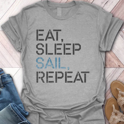 Eat Sleep Sail Repeat T-Shirt