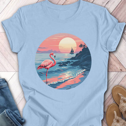 Flamingo Sunset T-Shirt