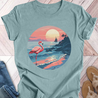 Flamingo Sunset T-Shirt