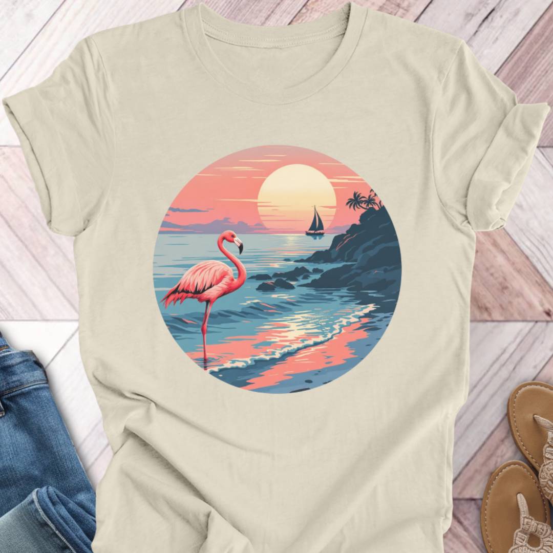 Flamingo Sunset T-Shirt