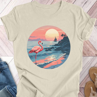 Flamingo Sunset T-Shirt