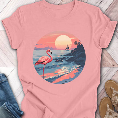 Flamingo Sunset T-Shirt