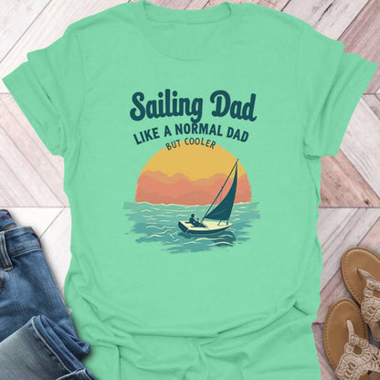 Sailing Dad Sunset T-Shirt