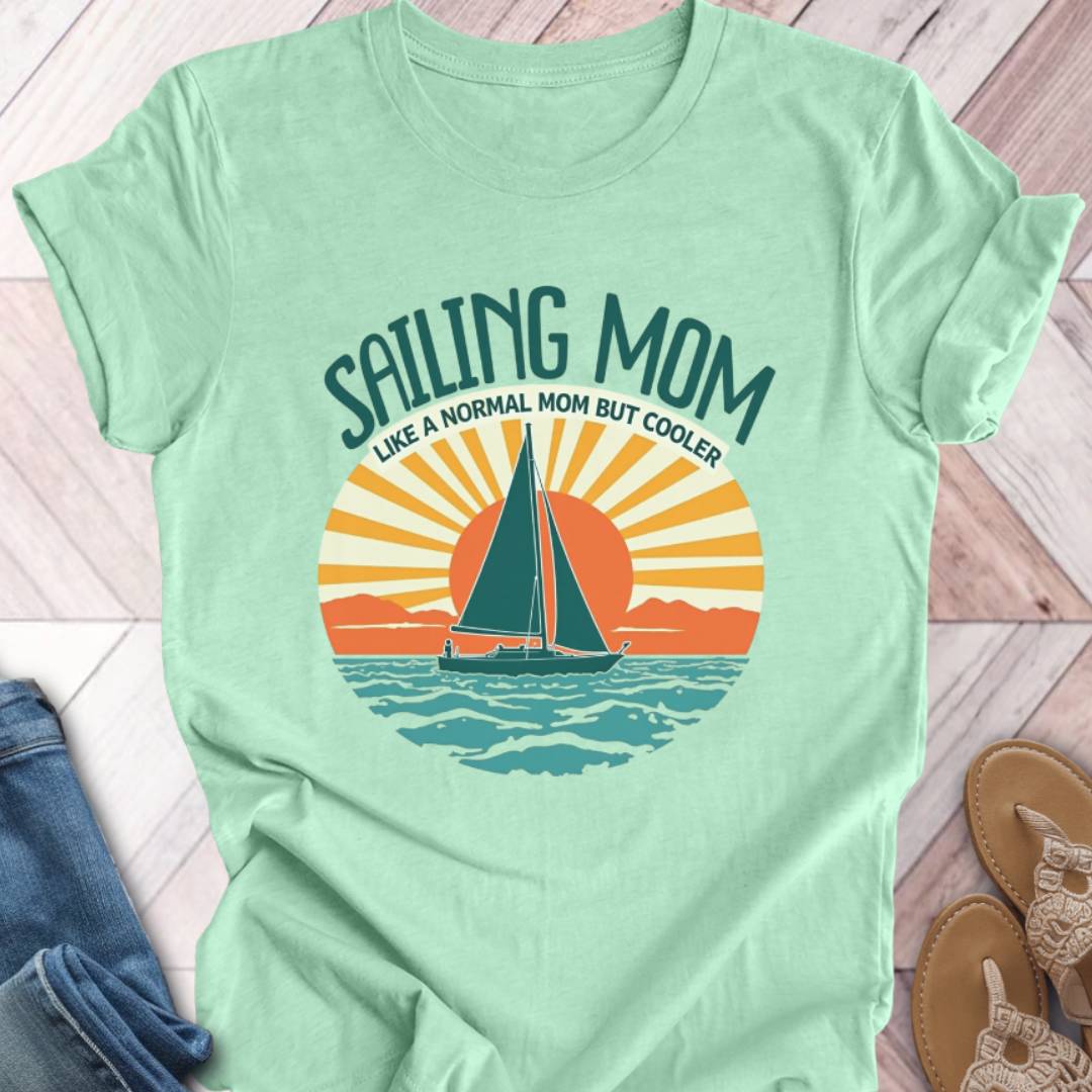 Sailing Mom Sunburst T-Shirt