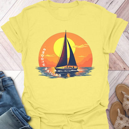 Smooth Sailing Sunset T-Shirt