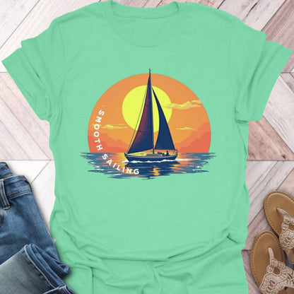 Smooth Sailing Sunset T-Shirt