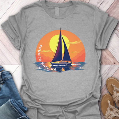 Smooth Sailing Sunset T-Shirt