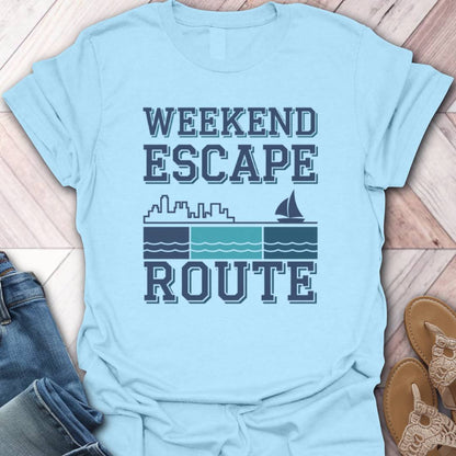 Sailing Escape Block T-Shirt