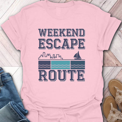 Sailing Escape Block T-Shirt