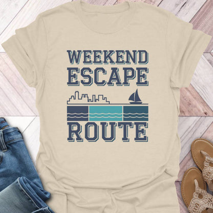 Sailing Escape Block T-Shirt