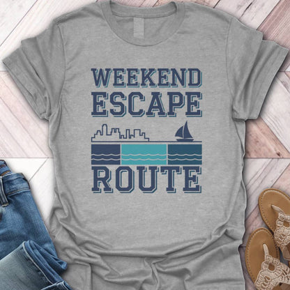 Sailing Escape Block T-Shirt