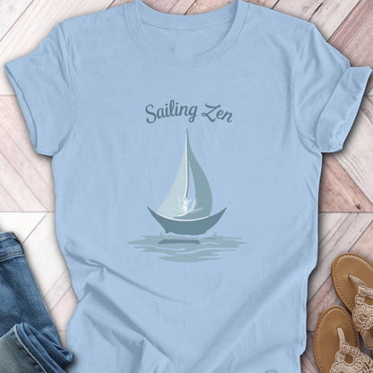 Sailing Zen Flower T-Shirt