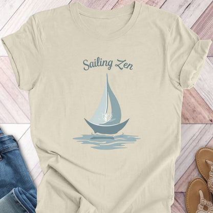 Sailing Zen Flower T-Shirt
