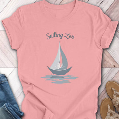 Sailing Zen Flower T-Shirt
