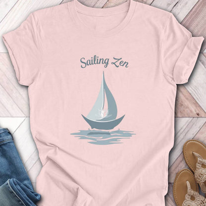 Sailing Zen Flower T-Shirt